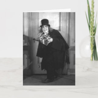 Cartão De Festividades É Natal após a meia-noite