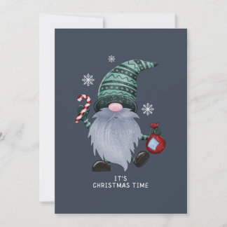 Cartão De Festividades É o Elf de Natal