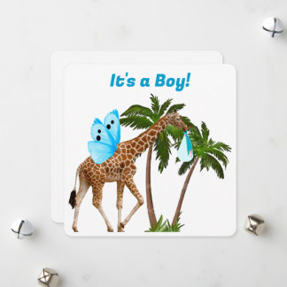 Cartão De Festividades É um Menino Notecard