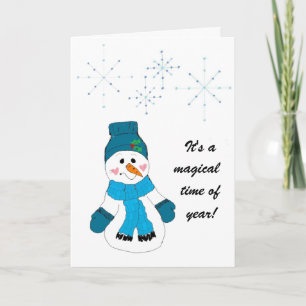 Cartão De Festividades É uma estação mágica