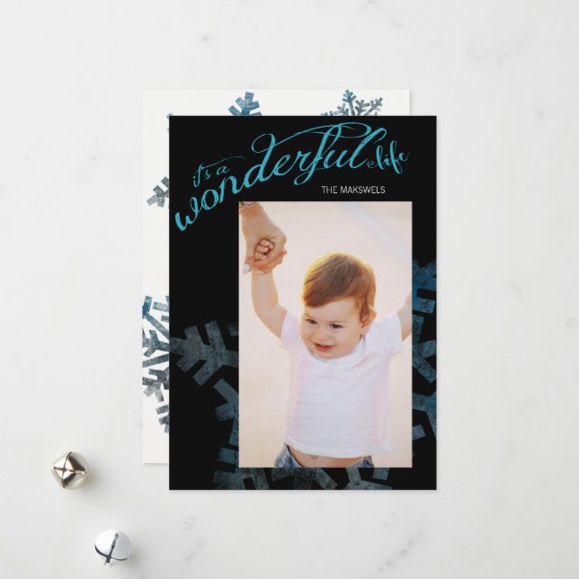 Cartão De Festividades É uma foto maravilhosa da vida (Frente/Verso In Situ)