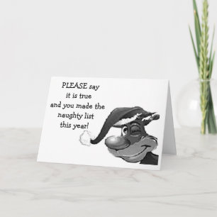 CARTÃO DE FESTIVIDADES É VERDADE QUE VOCÊ FICOU COM A LISTA DE PESADOS (O