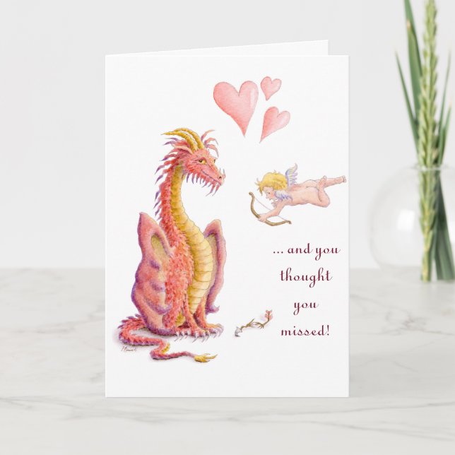 Cartão De Festividades ... e você pensou que tinha perdido! (Frente)