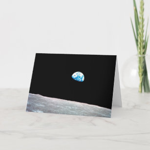 Cartão De Festividades Earthrise