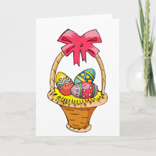 Cartão De Festividades Easter Basket
