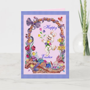 Cartão De Festividades Easter Basket Card