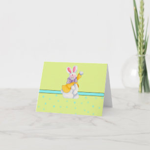Cartão De Festividades Easter Bunny Note Cards