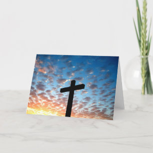 Cartão De Festividades Easter Cross Card