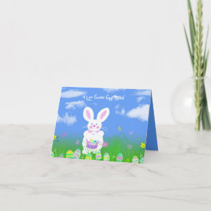 Cartão De Festividades Easter Egg Hunt Invitation