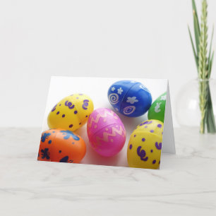 Cartão De Festividades Easter Eggs Card