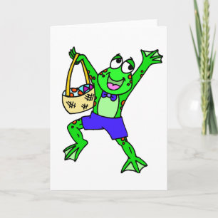 Cartão De Festividades Easter Frog