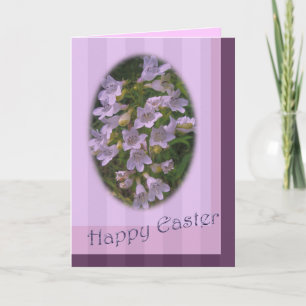 Cartão De Festividades Easter Greeting Card - Foxglove Beard-Tongue
