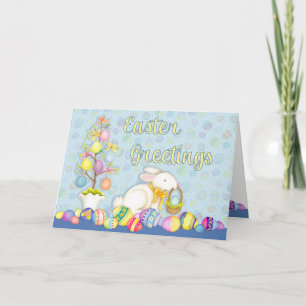 Cartão De Festividades Easter Greetings