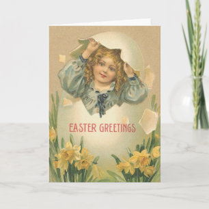 Cartão De Festividades Easter Greetings - Card