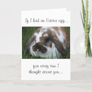 Cartão De Festividades Easter Holland Lop Card