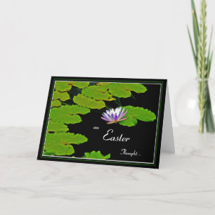 Cartão De Festividades Easter Lily Pads
