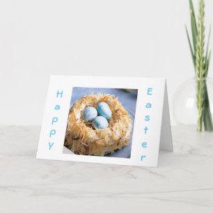 Cartão De Festividades EASTER NESTING WISHES and SPRINGTIME TOO!