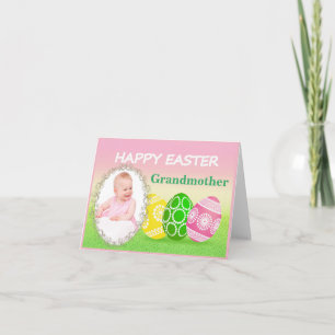 Cartão De Festividades Easter Photo Card for Grandparent