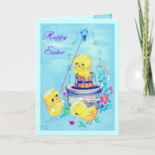 Cartão De Festividades Easter Time Card