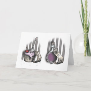 Cartão De Festividades Eat Me - Drink Me Card