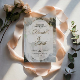 Cartão De Festividades Editable simple wedding invitation