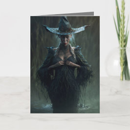 Cartão De Festividades Eerie Witch