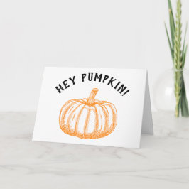 Cartão De Festividades Ei Pumpkin Happy Fall Seasonal Card