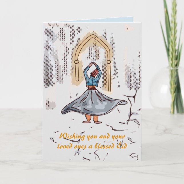 Cartão De Festividades Eid Mubarak (Frente)