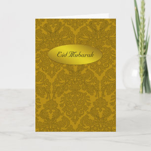 Cartão De Festividades Eid Mubarak Ornamentado