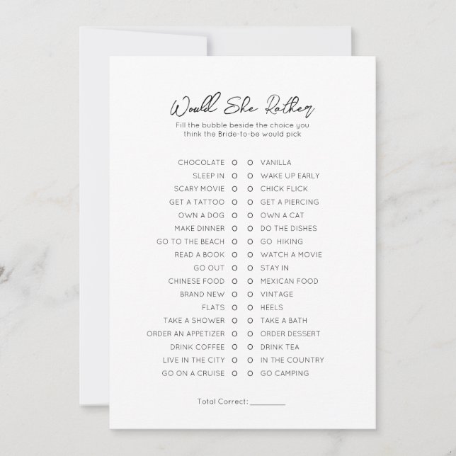 Cartão De Festividades Ela Quer Jogar Chá de panela? (Frente)