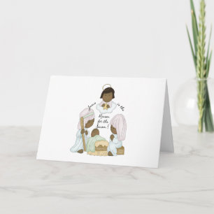 Cartão De Festividades Ele é o motivo da temporada (afro-americano)