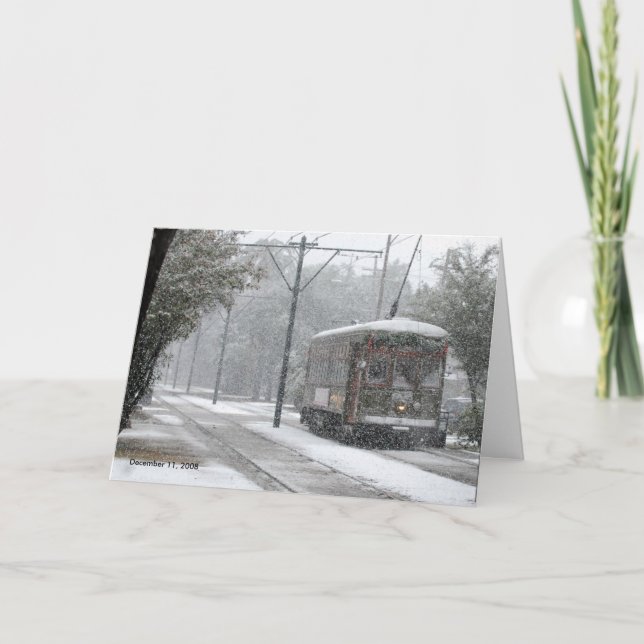 Cartão De Festividades Eléctrico Nova Orleães, o 11 de dezembro de 2008 (Frente)