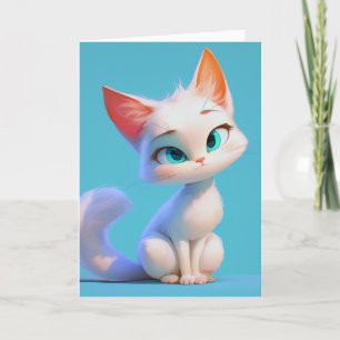 Cartão De Festividades Elegância Purr-fect