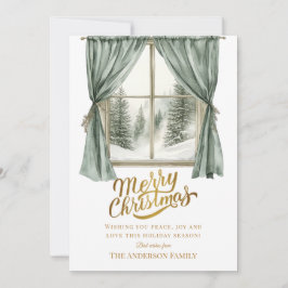 Cartão De Festividades Elegant Christmas Party Holiday Card