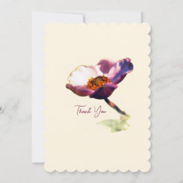 Cartão De Festividades Elegant Dream Flowers – Fantasy Nature Thank You