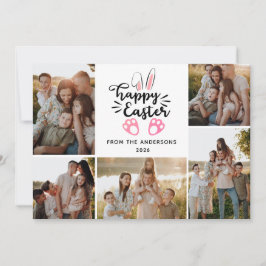 Cartão De Festividades Elegant Modern Minimalist Happy Easter 5 Photo