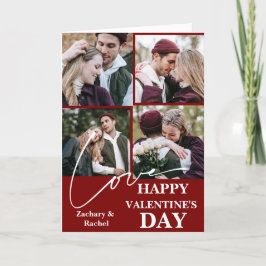 Cartão De Festividades Elegante dia de os namorados romântico casal 4