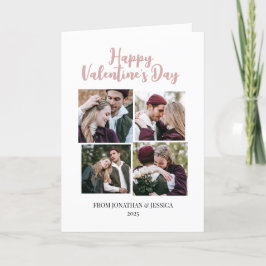 Cartão De Festividades Elegante dia de os namorados romântico casal 4