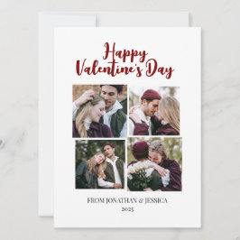 Cartão De Festividades Elegante dia de os namorados romântico casal 4