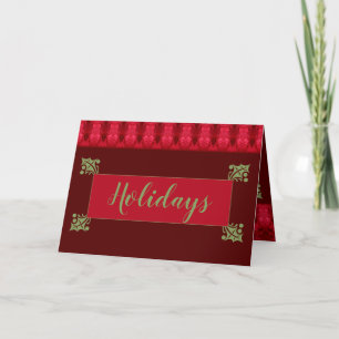 Cartão De Festividades Elegante E Simples