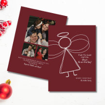 Elegante Família Cristã Foto Religiosa Natal
