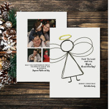 Elegante Família Foto Religiosa Cristã Natal