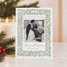 Elegante Fotografia de Natal com Botanica Verde