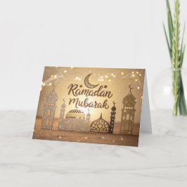 Cartão De Festividades Elegante ilustração festiva inspirada por Ramadã