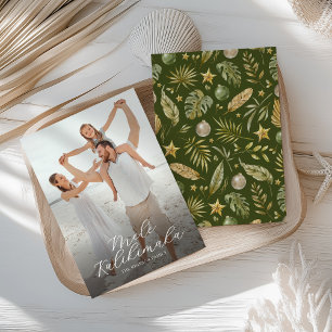Cartão De Festividades Elegante Mele Kalikimaka Foto Natal
