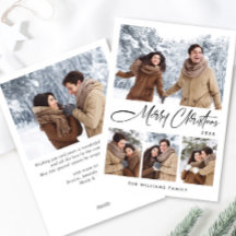 Elegante Mínima Saudação de Natal 5 Foto
