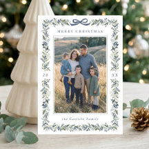 Elegante Quadro Botânico de Natal com Arco e Múlti