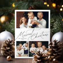 Elegante Roteiro Feliz Natal Família 3 Foto