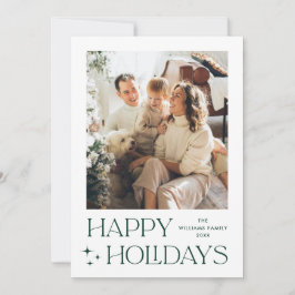 Cartão De Festividades Elegante saudação minimalista de Natal 2 Foto