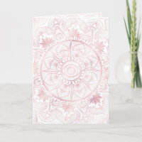 Elegante White Rose Dourada Olho Sol Lua Mandala
